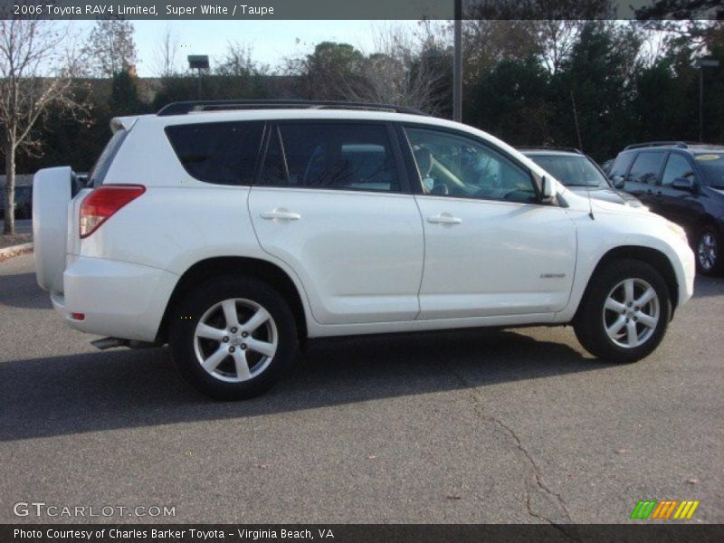 Super White / Taupe 2006 Toyota RAV4 Limited