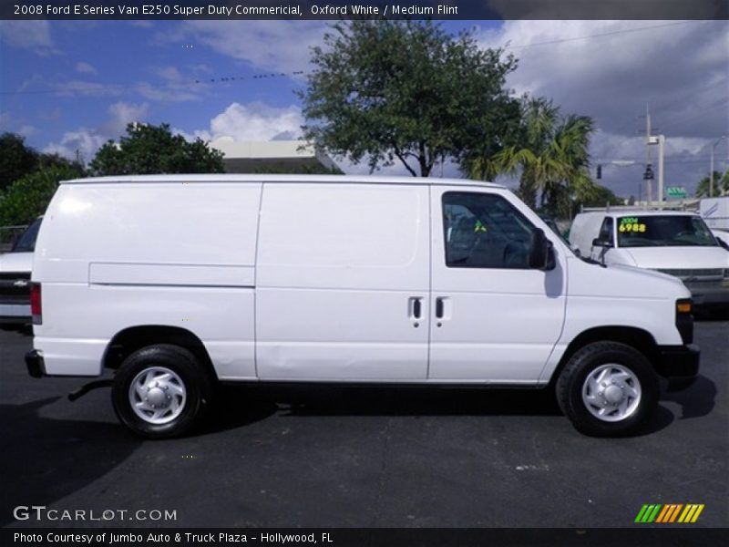 Oxford White / Medium Flint 2008 Ford E Series Van E250 Super Duty Commericial