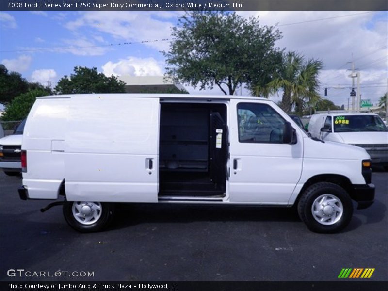 Oxford White / Medium Flint 2008 Ford E Series Van E250 Super Duty Commericial