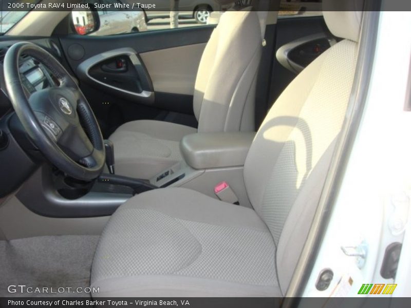 Super White / Taupe 2006 Toyota RAV4 Limited