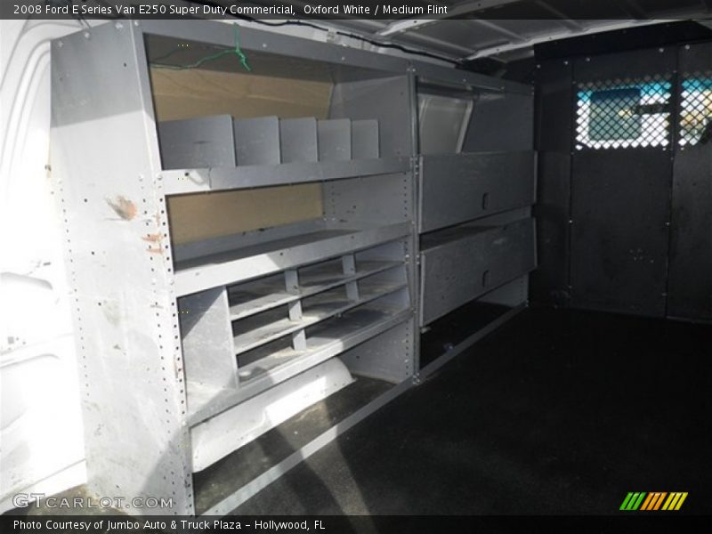 Oxford White / Medium Flint 2008 Ford E Series Van E250 Super Duty Commericial