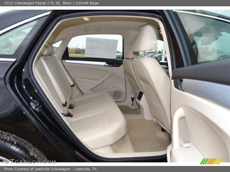 Black / Cornsilk Beige 2013 Volkswagen Passat 2.5L SE