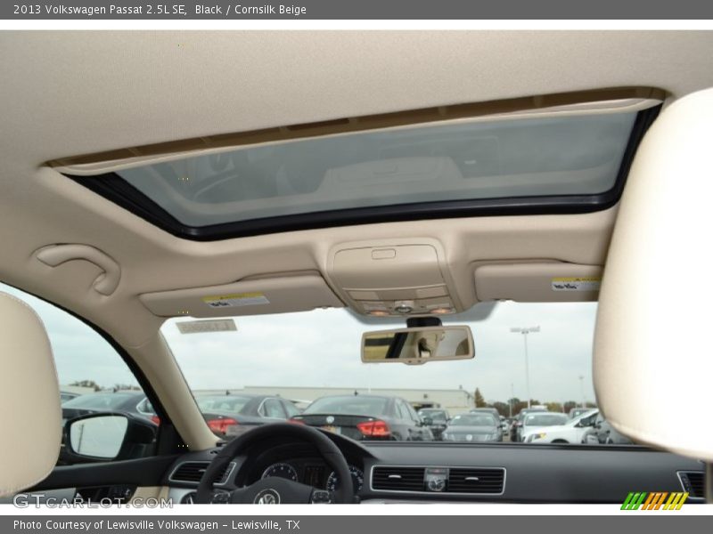 Black / Cornsilk Beige 2013 Volkswagen Passat 2.5L SE
