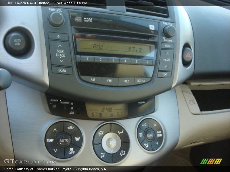 Super White / Taupe 2006 Toyota RAV4 Limited