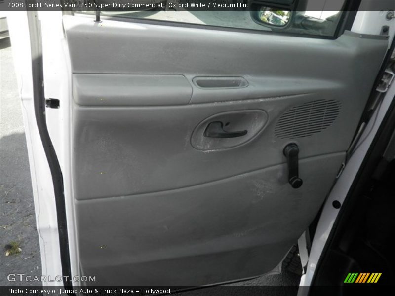 Oxford White / Medium Flint 2008 Ford E Series Van E250 Super Duty Commericial
