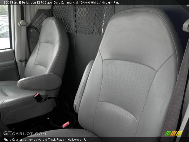 Oxford White / Medium Flint 2008 Ford E Series Van E250 Super Duty Commericial