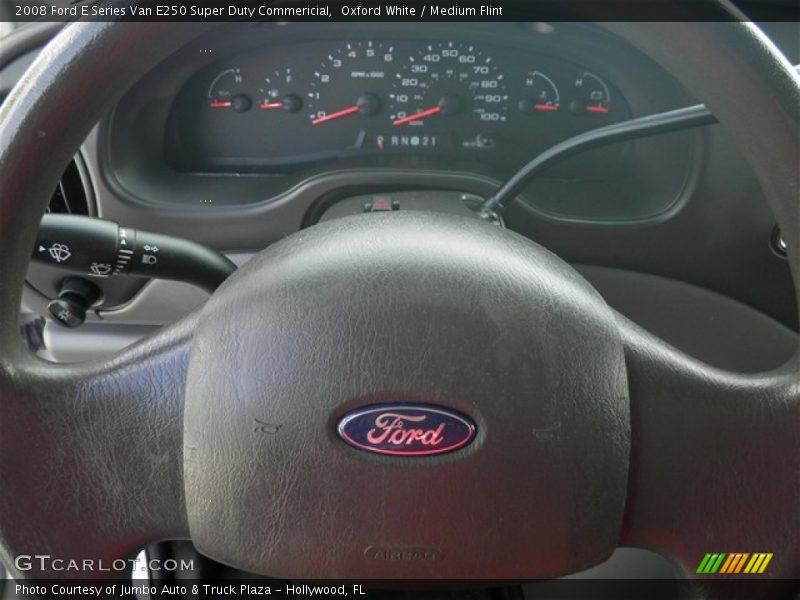 Oxford White / Medium Flint 2008 Ford E Series Van E250 Super Duty Commericial