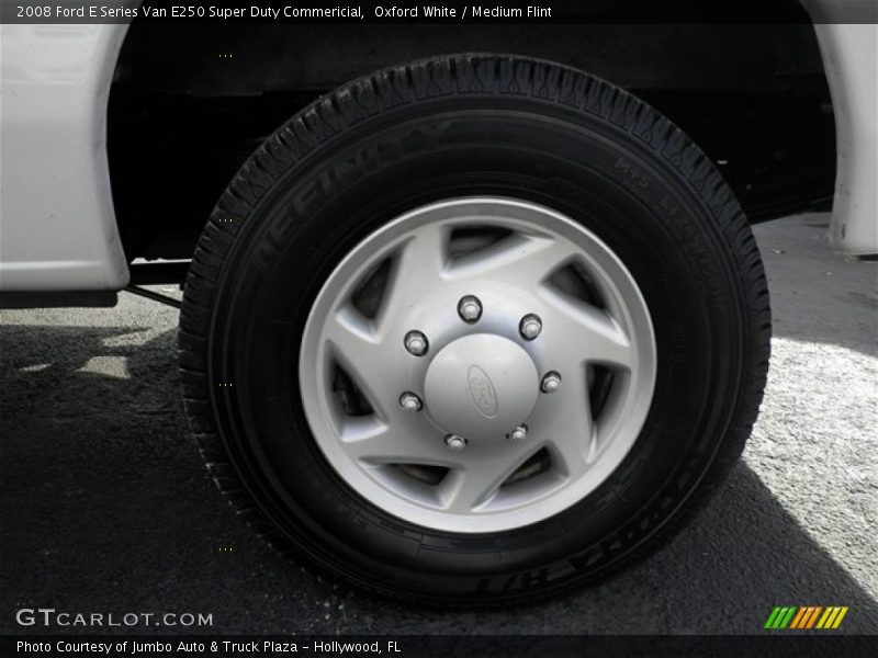 Oxford White / Medium Flint 2008 Ford E Series Van E250 Super Duty Commericial