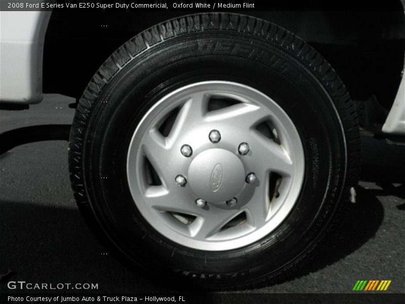 Oxford White / Medium Flint 2008 Ford E Series Van E250 Super Duty Commericial