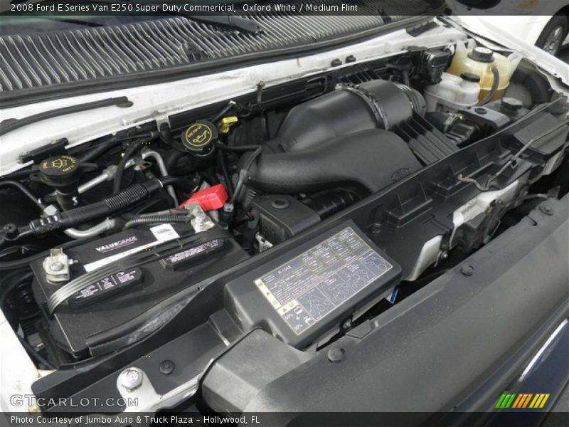 Oxford White / Medium Flint 2008 Ford E Series Van E250 Super Duty Commericial