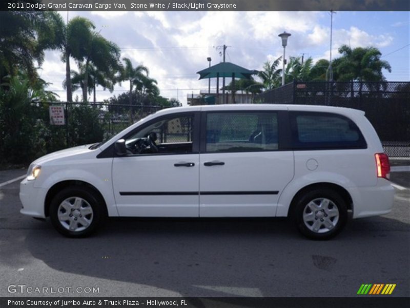 Stone White / Black/Light Graystone 2011 Dodge Grand Caravan Cargo Van
