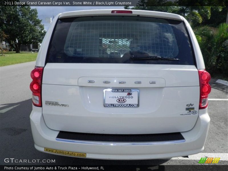 Stone White / Black/Light Graystone 2011 Dodge Grand Caravan Cargo Van