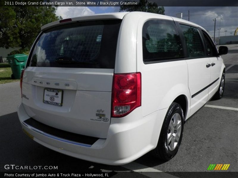Stone White / Black/Light Graystone 2011 Dodge Grand Caravan Cargo Van