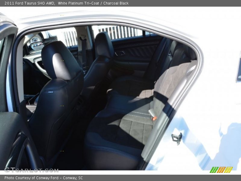 White Platinum Tri-Coat / Charcoal Black 2011 Ford Taurus SHO AWD