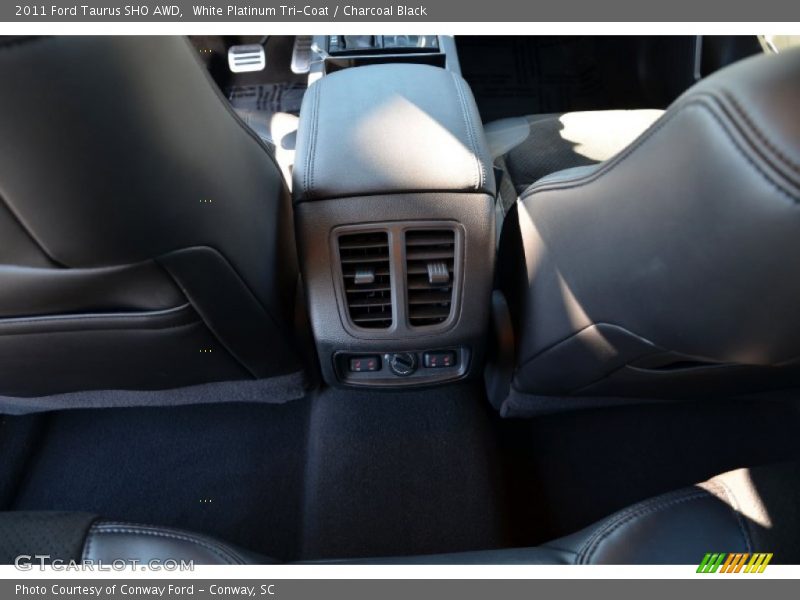 White Platinum Tri-Coat / Charcoal Black 2011 Ford Taurus SHO AWD