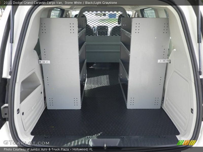 Stone White / Black/Light Graystone 2011 Dodge Grand Caravan Cargo Van