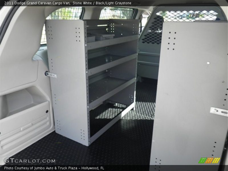Stone White / Black/Light Graystone 2011 Dodge Grand Caravan Cargo Van