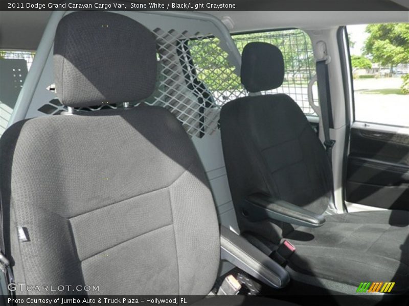 Stone White / Black/Light Graystone 2011 Dodge Grand Caravan Cargo Van