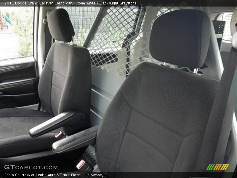 Stone White / Black/Light Graystone 2011 Dodge Grand Caravan Cargo Van