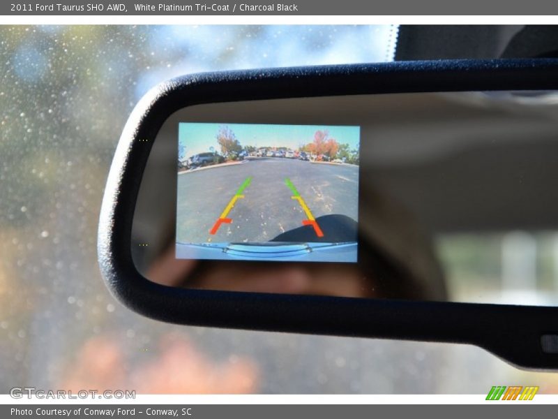 White Platinum Tri-Coat / Charcoal Black 2011 Ford Taurus SHO AWD