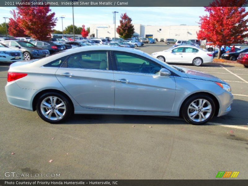 Iridescent Silver Blue Metallic / Camel 2011 Hyundai Sonata Limited