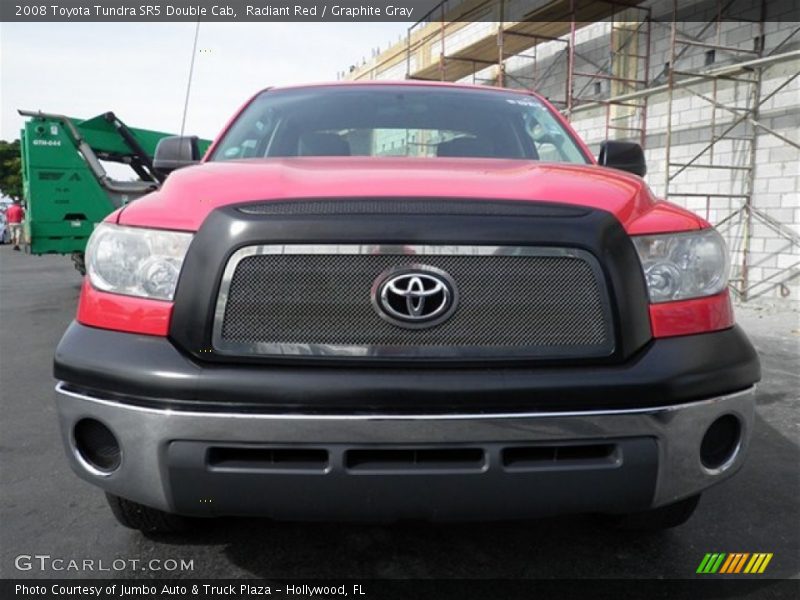 Radiant Red / Graphite Gray 2008 Toyota Tundra SR5 Double Cab
