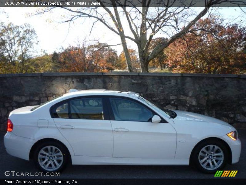 Alpine White / Beige 2006 BMW 3 Series 325i Sedan