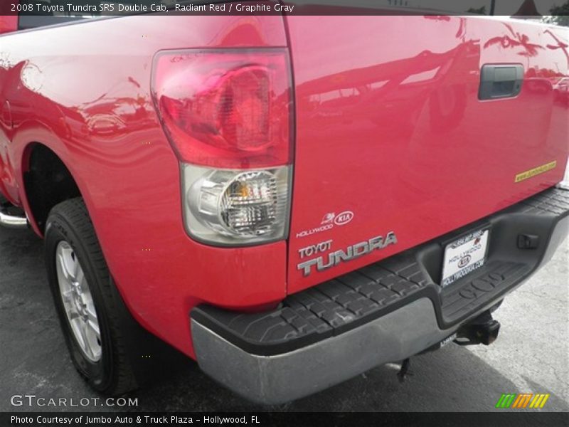 Radiant Red / Graphite Gray 2008 Toyota Tundra SR5 Double Cab