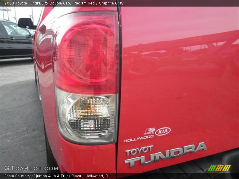Radiant Red / Graphite Gray 2008 Toyota Tundra SR5 Double Cab