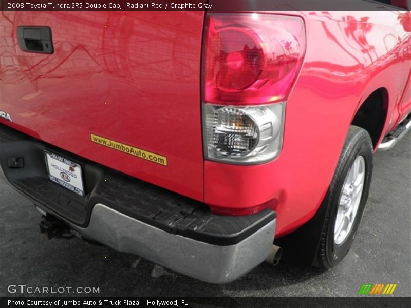 Radiant Red / Graphite Gray 2008 Toyota Tundra SR5 Double Cab