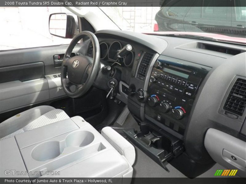 Radiant Red / Graphite Gray 2008 Toyota Tundra SR5 Double Cab