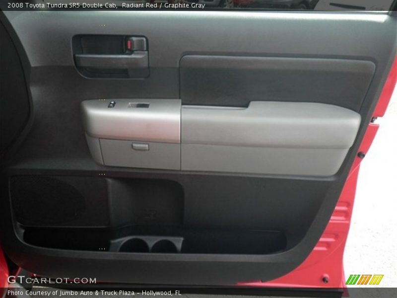 Radiant Red / Graphite Gray 2008 Toyota Tundra SR5 Double Cab