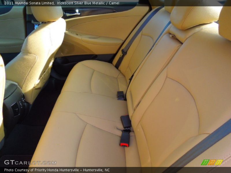Iridescent Silver Blue Metallic / Camel 2011 Hyundai Sonata Limited