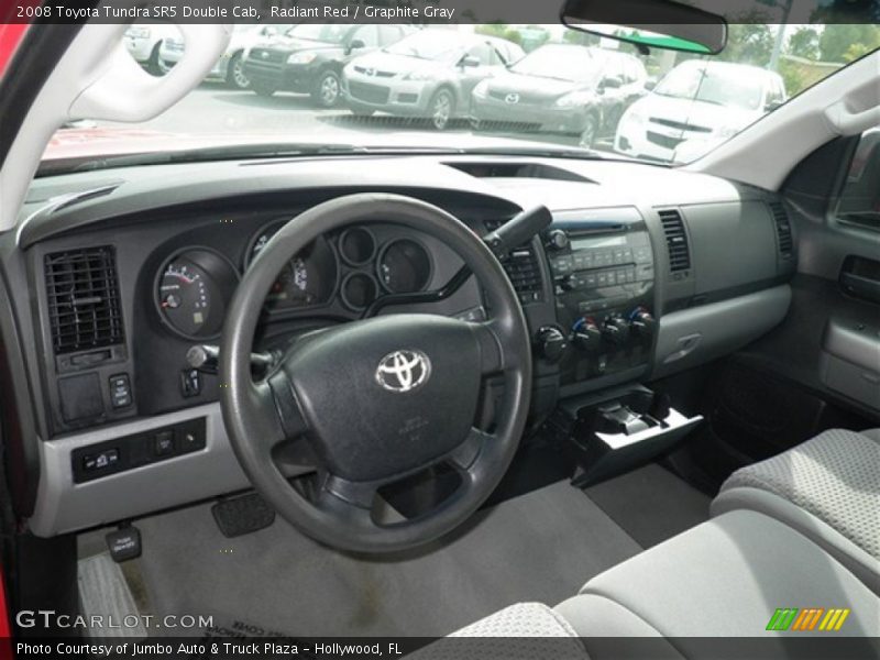Radiant Red / Graphite Gray 2008 Toyota Tundra SR5 Double Cab