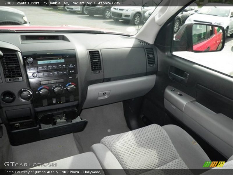 Radiant Red / Graphite Gray 2008 Toyota Tundra SR5 Double Cab