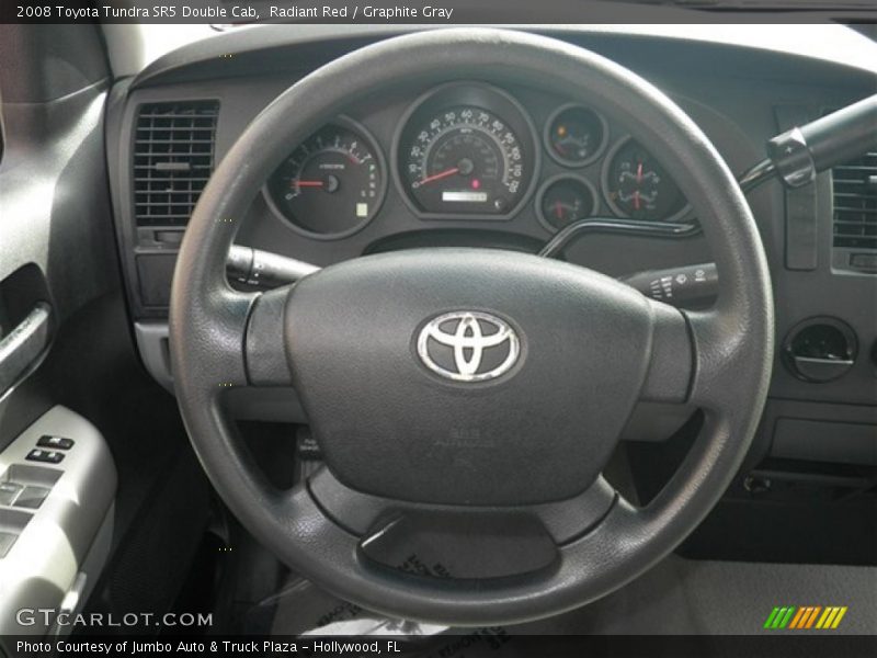 Radiant Red / Graphite Gray 2008 Toyota Tundra SR5 Double Cab