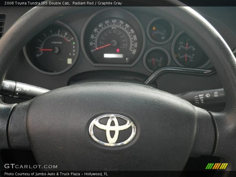 Radiant Red / Graphite Gray 2008 Toyota Tundra SR5 Double Cab