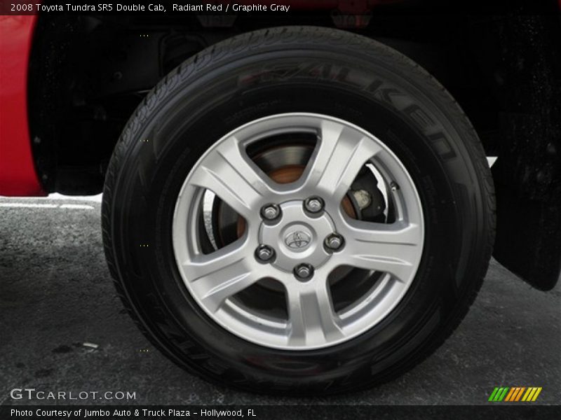 Radiant Red / Graphite Gray 2008 Toyota Tundra SR5 Double Cab