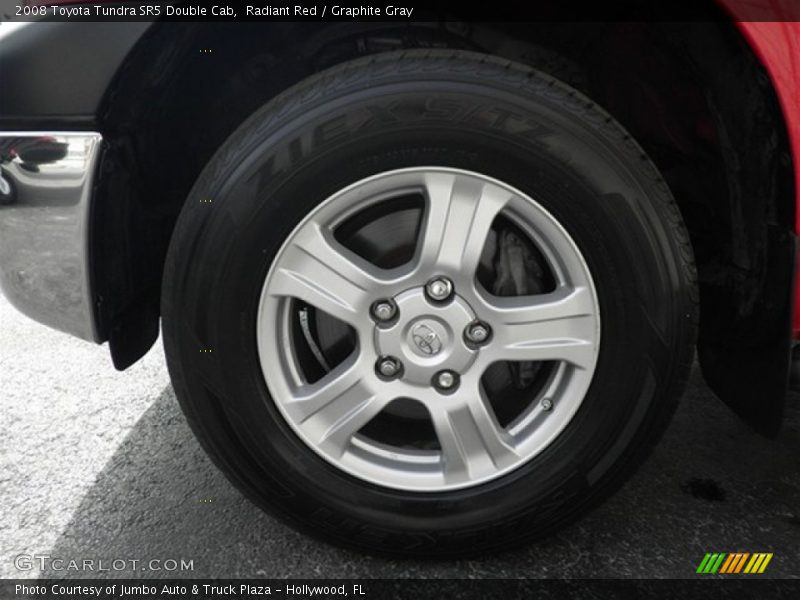 Radiant Red / Graphite Gray 2008 Toyota Tundra SR5 Double Cab