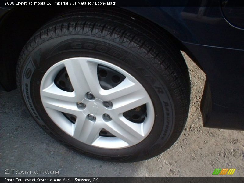 Imperial Blue Metallic / Ebony Black 2008 Chevrolet Impala LS