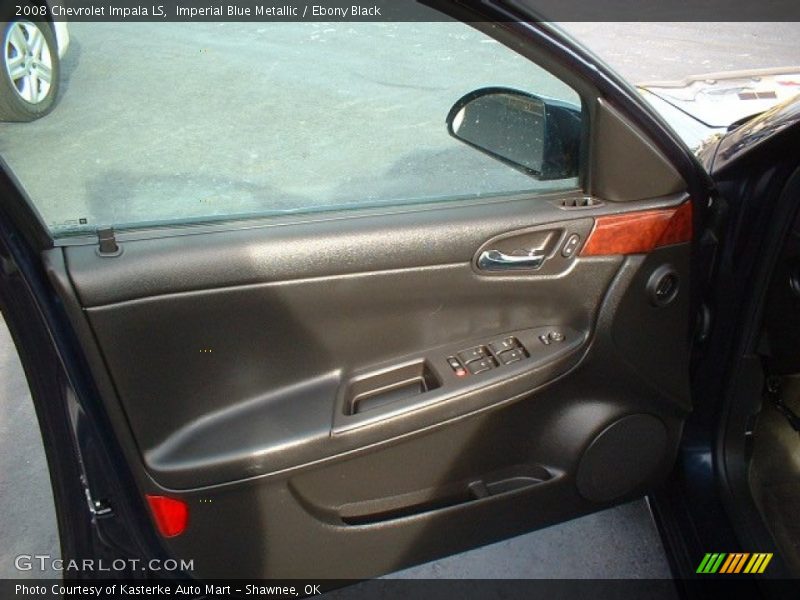 Imperial Blue Metallic / Ebony Black 2008 Chevrolet Impala LS