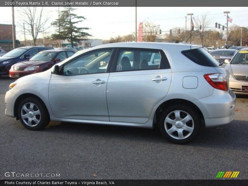 Classic Silver Metallic / Dark Charcoal 2010 Toyota Matrix 1.8