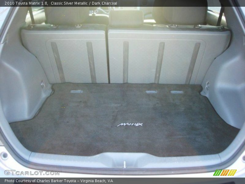 Classic Silver Metallic / Dark Charcoal 2010 Toyota Matrix 1.8