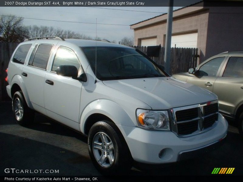 Bright White / Dark Slate Gray/Light Slate Gray 2007 Dodge Durango SXT 4x4