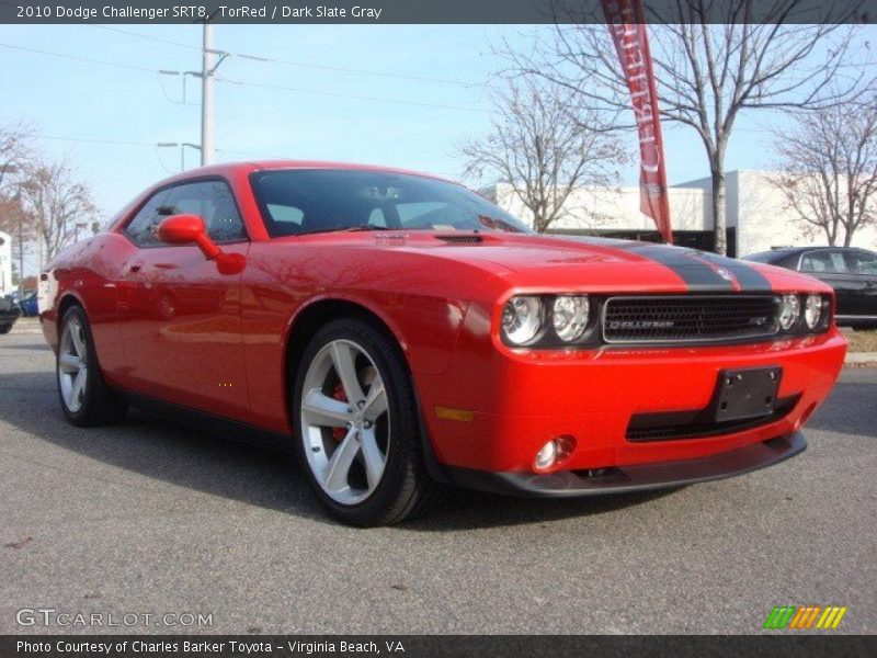 Front 3/4 View of 2010 Challenger SRT8