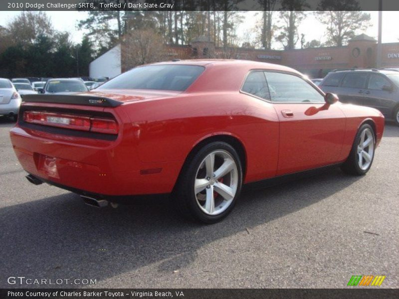 TorRed / Dark Slate Gray 2010 Dodge Challenger SRT8