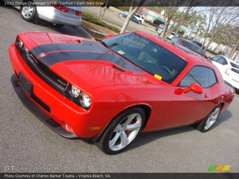 TorRed / Dark Slate Gray 2010 Dodge Challenger SRT8