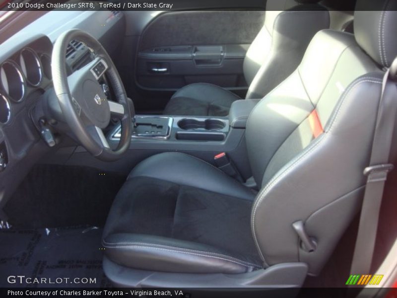 TorRed / Dark Slate Gray 2010 Dodge Challenger SRT8