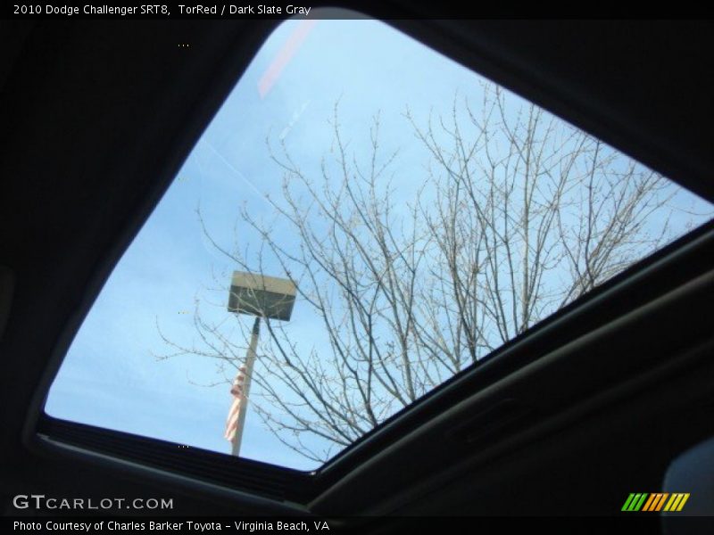 TorRed / Dark Slate Gray 2010 Dodge Challenger SRT8
