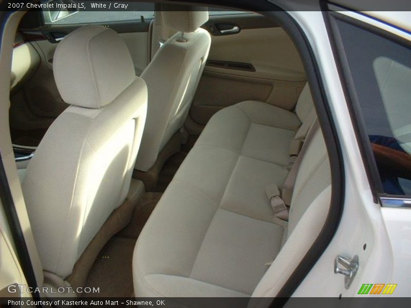 White / Gray 2007 Chevrolet Impala LS